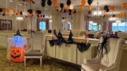Halloween decoration at senior living community