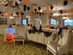 Halloween decoration at senior living community