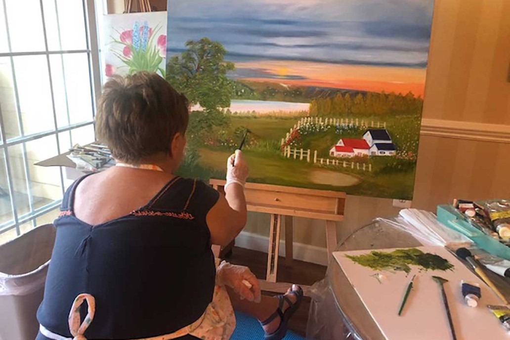 Rosa, the painter